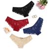 Avidlove Women Tangas Lingerie 4 Pack Lace Hipster Panties Sexy Bikini Underwear Multicolor 3 M view 1