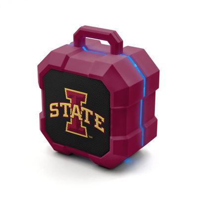 SOAR NCAA Shockbox LED Wireless Bluetooth Speaker, Iowa State Cyclones