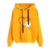 tuduoms Womens Cute Hoodies Love Heart Dog Paw Graphic Sweatshirt Gift for Teen Girls Casual Fashion Pullover Sweater Tops view 3