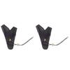 BESPORTBLE 2pcs Leather Hand Protector Adjustable Pu Leather Gear for Outdoor and Wear-Resistant Finger Guard for and Arrow for Practice and Shooting view 1