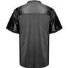 Blank Practice Football Jersey Mesh Athletic Sports Football T-Shirt Black White Red (Black, Large) view 4