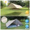 R2Depot Camping Sun Shelters UV Protection, Waterproof, 8 People Beach Tent with Multi-Purpose Travel Bag (Rectangular 16.5 x 10ft) view 3