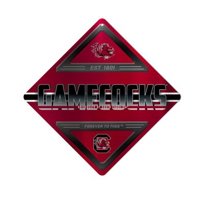NCAA South Carolina Gamecocks Metal Sign 16.5" x 16.5" Home Dcor - Bedroom - Office - Man Cave