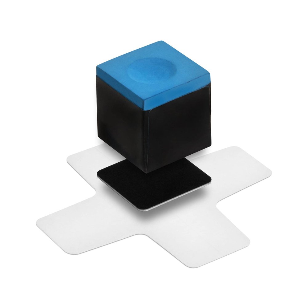 Mezz Smart Sticker for Magnetic Billiard Pool Cue Chalk Holder