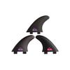Quiksilver Pro Hex FCS Surfboard Fin Set - Purple/Pink/Black - S view 1