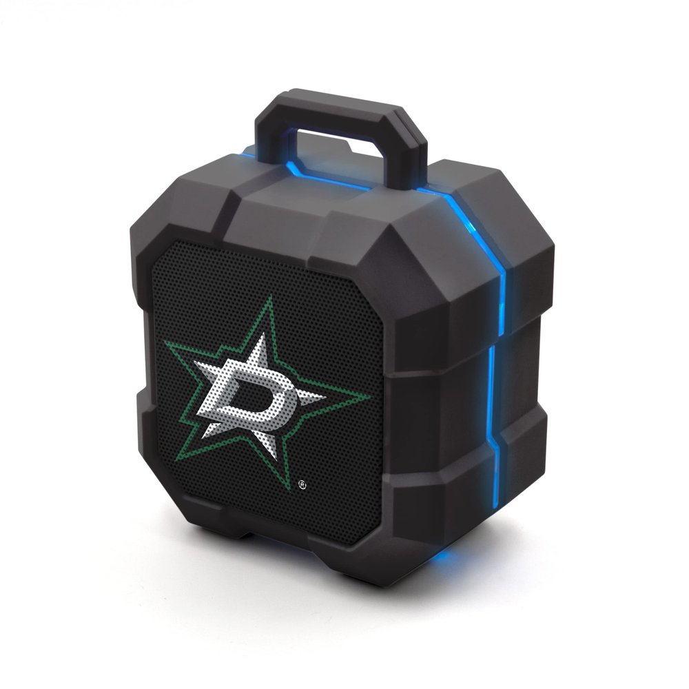 SOAR NHL ShockBox LED Wireless Bluetooth Speaker, Dallas Stars