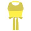 Oyolan Kids Girls Halter Neck Sleeveless Ballet Dance Crop Tops Athletic Sports Fitnesss Tank Top Activewear Yellow 3-4 Years view 2