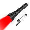 Odepro KL52 Red Light Flashlight for Night Hunting Zoomable Long Range 375 Yards Red Lens Spotlight with Stepless Dimming Remote Pressure Switch for Coyote Hog Varmint Predator Hunting view 1