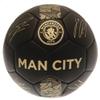 Manchester City FC Man City Phantom Signature Ball Black Gold Size 5 Ball, Adults Unisex, Multicolor (Multicolor) view 1