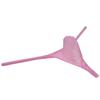 Botmois Mens Shiny Mesh String Thong Underwear Sheer T-Back Minimum Coverage Contour Pouch Tangas Light Pink L view 2