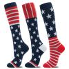 fenglaoda Compression Socks for Women Men 3 Pairs Graduated Compression Support Circulation Socks for Nurses view 1