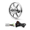 14 Inch 350W Planetary Gear Hub Motor Wheel Brushless Controller Twist Grip For Front Wheel Scooter Small Bike Bicycle Handle48V350W) view 1
