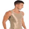Oyolan Men Compression Shirt Slimming Body Shaper Vest Shapewear Undershirt Corset Sports Shirts Coffee X-Large view 2