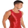 Oyolan Men Compression Shirt Slimming Body Shaper Vest Shapewear Undershirt Corset Sports Shirts Red Large view 2