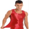 Oyolan Men Compression Shirt Slimming Body Shaper Vest Shapewear Undershirt Corset Sports Shirts Red Large view 3