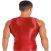 Oyolan Men Compression Shirt Slimming Body Shaper Vest Shapewear Undershirt Corset Sports Shirts Red Large view 4