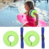 Fdit 2Pcs Baby Swim Cuffs EVA Arm Band Foam Swimming Aquatic Cuffs Fitness Exercise Workout Ankles, Arms Belts Ankle Bands Water Aerobics for Kids(Green) view 2