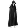 COSDREAMER Men Costume Cloak Witch Cloak Renaissance Medieval Cape (Black 2, Medium) view 4