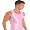 Oyolan Men Compression Shirt Slimming Body Shaper Vest Shapewear Undershirt Corset Sports Shirts Pink Large view 2