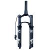 HSQMA Bike Air Fork 26/27.5/29 Inch Mountain Bike Suspension Fork Travel 120mm 1-1/8 1-1/2 Disc Brake Bicycle Front Fork QR 9mm view 1