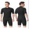 FLEXEL Shorty Wetsuit for Men and Women, 2mm 3mm Neoprene Back Zip Diving Suit Keep Warmth in Cold Water for Diving Snorkeling Surfing Swimming view 1