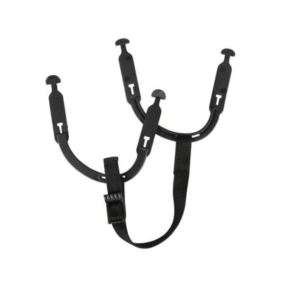 CCM Hockey Helmet Replacement Parts: Chinstrap with Earloops Black OSFA