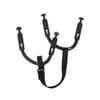 CCM Hockey Helmet Replacement Parts: Chinstrap with Earloops Black OSFA view 1