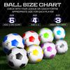 HyDren 8 Pcs Soccer Balls Bulk with Pump Deflated Official Size Sport Soccer Ball for Kid Adult Game Match Indoor Outdoor Gift for Back to School Sports Game Birthday Party Gift(Size 3) view 3