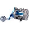 Burning Shark Trolling Reel Saltwater Level Wind Reels for Sea Bass Grouper Salmon- 4000 Size - Left Handed view 2