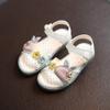 11 Toddler Shoes Boys Sandals Girls Kids Princess Rabbit Baby Beach Soft Girls Glitter High Top Sneakers Beige view 3