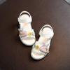 11 Toddler Shoes Boys Sandals Girls Kids Princess Rabbit Baby Beach Soft Girls Glitter High Top Sneakers Beige view 4