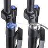 BOLANY 27.5/29inch Bike Suspension Fork 34mm Stanchions 1-1/8 Thread-Less Straight Steerer 120mm Travel MTB Air Fork with Damping Rebound Adjustment (Remote, 27.5inch) view 4