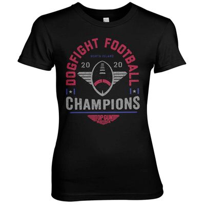 Top Gun: Maverick Officially Licensed Dogfight Women T-Shirt (Black), Large