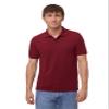 DANISH ENDURANCE Men's Polo Shirt, Organic Cotton, Short Sleeve, Classic, Red, X-Large view 1