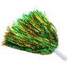 baotongle 12 PCS Cheerleading Squad Spirited Fun Poms Pompoms Cheer Costume Accessory for Party Dance Sports (Green Gold) view 1