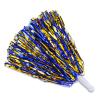 baotongle 12 PCS Cheerleading Squad Spirited Fun Poms Pompoms Cheer Costume Accessory for Party Dance Sports (Blue Gold) view 1