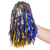 baotongle 12 PCS Cheerleading Squad Spirited Fun Poms Pompoms Cheer Costume Accessory for Party Dance Sports (Blue Gold) view 3
