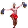 baotongle 12 PCS Cheerleading Squad Spirited Fun Poms Pompoms Cheer Costume Accessory for Party Dance Sports (Blue Gold) view 4