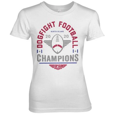 Top Gun: Maverick Officially Licensed Dogfight Women T-Shirt (White), Medium