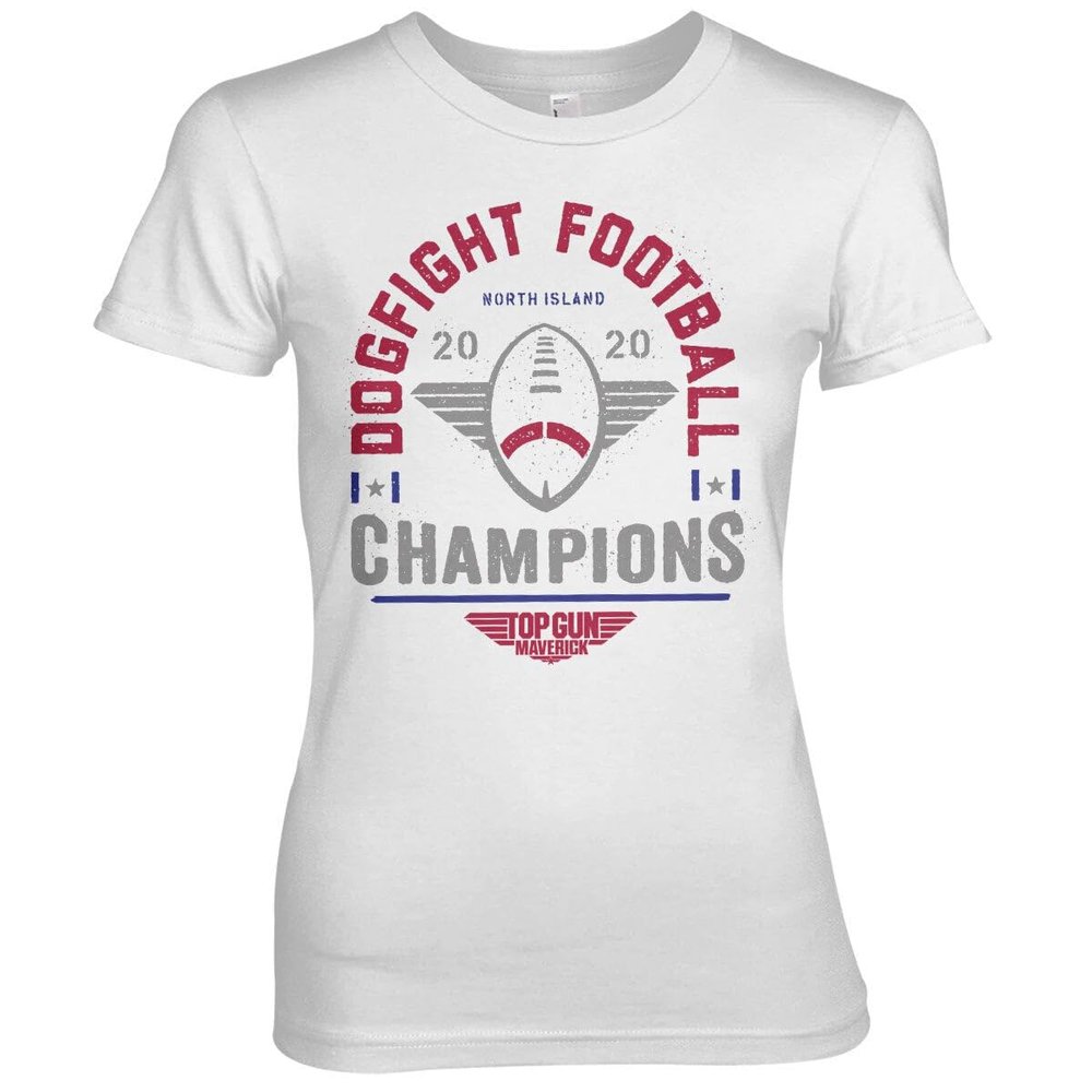 Top Gun: Maverick Officially Licensed Dogfight Women T-Shirt (White), Medium