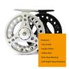 ANGLER DREAM (1/2WT 3/4WT 5/6WT 7/8WT) Fly Reel with Line Combo Aluminum Alloy Large Arbor Fly Fishing Reels Weight Forward Fly Line with Braided Backing Tapered Leader view 3