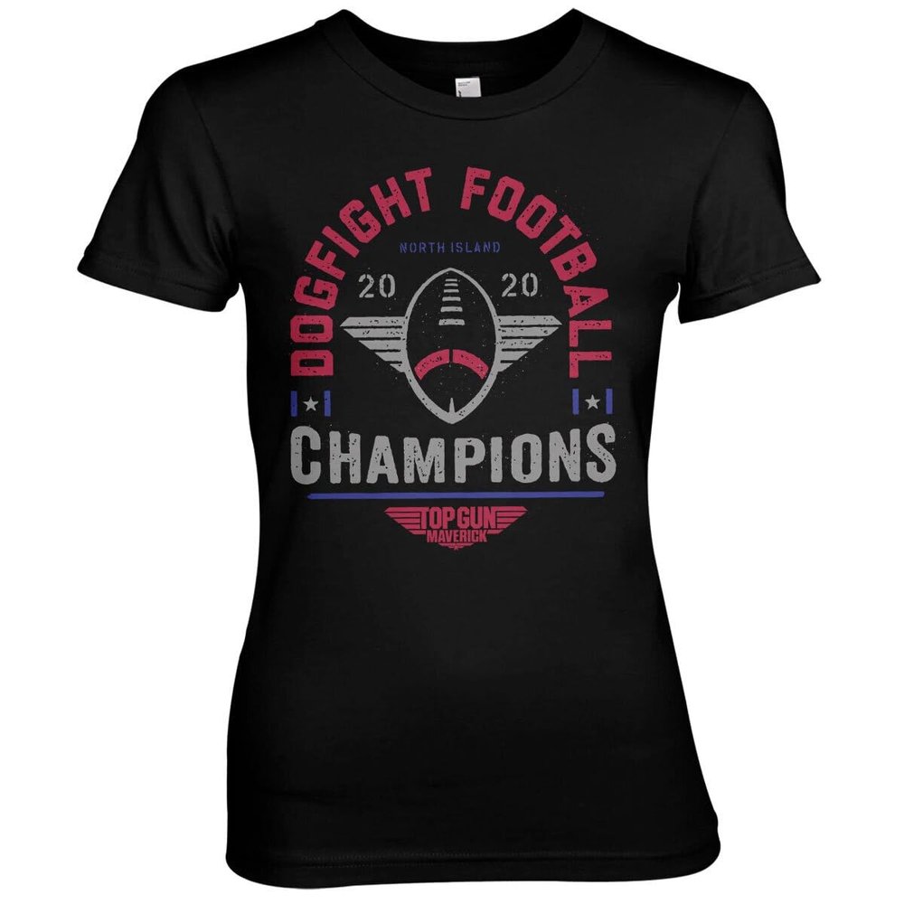 Top Gun: Maverick Officially Licensed Dogfight Women T-Shirt (Black), Small