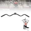 DYK&NX Power Grip LAT Pull Down Attachments, Pro Grip Curl Bar for Gym Fitness Weightlifting Use Triceps Back Biceps Shoulders and Abdominal Muscles view 1