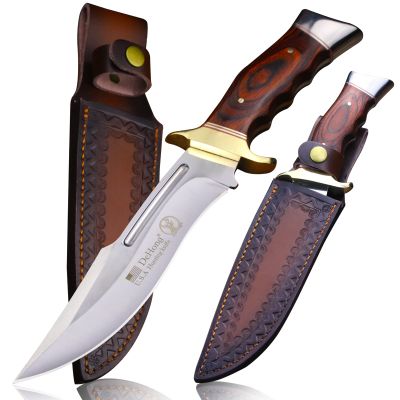 WPKOPYA(DeHong-78 Hunting Knife, Tactical knife fixed blade knife with sheath
