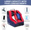 Hytiland Breathable Roller Skate Bag - Adjustable Shoulder Strap, Large Capacity for Kids & Adults - Fit Inline, Ice & Roller Skate Accessories, C Blue view 3