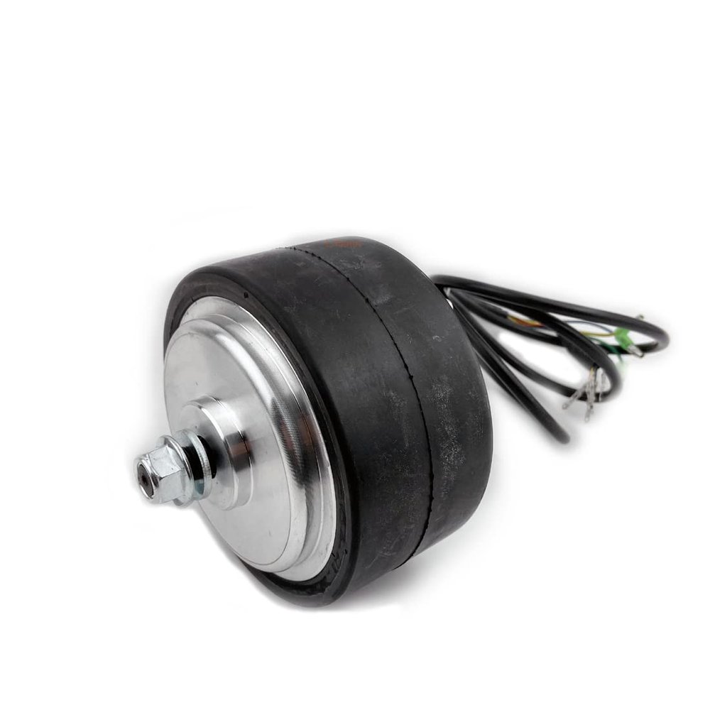 5-Inch Low Speed High Torque 122mm Dual Side Axle 200W Brushless Geared Hub Motor Wheel For Scooter Pushcart