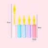 jojofuny 5pcs Handheld Balloon Pump Versatile Plastic Inflators for Parties Weddings and Events Balloon Inflation Tool view 4