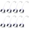 TOODOO 8 Pcs Youth Football Mouth Guard with Strap Soft Sports Mouth Guard Sport Mouthpiece Lip Guard 2.56 x 2 x 0.8 Inch for Basketball, Lacrosse, Hockey, Adult MMA, Rugby, Boxing(White) view 1