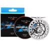 ANGLER DREAM (1/2WT 3/4WT 5/6WT 7/8WT) Fly Reel with Line Combo Aluminum Alloy Large Arbor Fly Fishing Reels Weight Forward Fly Line with Braided Backing Tapered Leader view 2