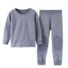 2PCS Kids Fall Clothes Set, Toddler Boys Girls Winter Pullover Long Sleeve Fleece Sweatshirt Tops and (Navy, 9-10 Years) view 1